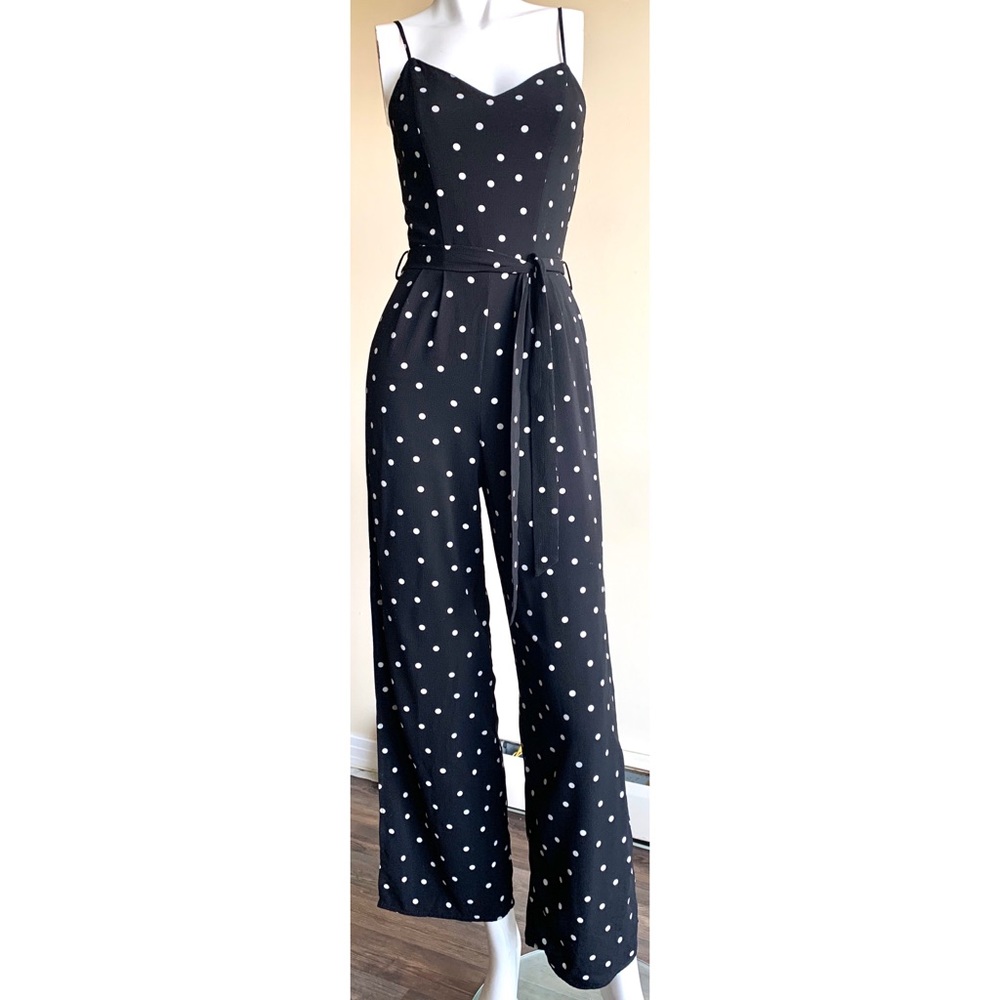 Monteau Polka Dots Jumpsuit XS